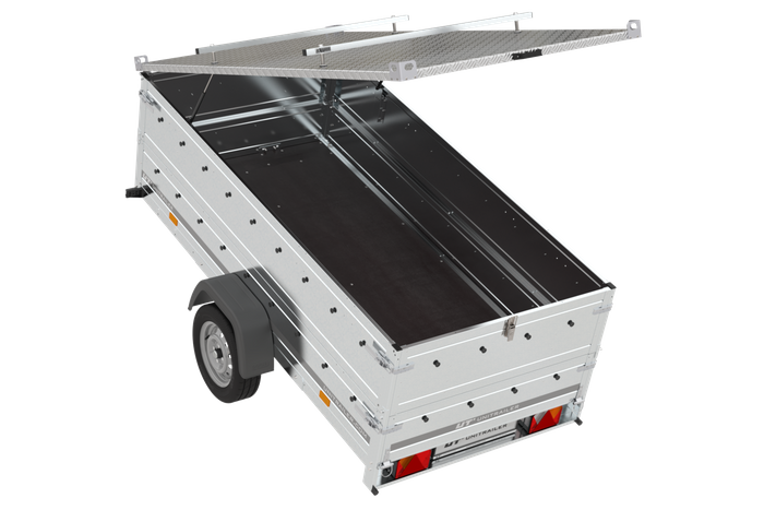 Anhänger GARDEN TRAILER 264 KIPP mit Bordwandaufsatz und Aludeckel-Neu