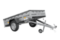 Autotransportanhänger 200×125 UNITRAILER GARDEN 201 KIPP mit H-0-Rahmen und grauer Plane-Neu