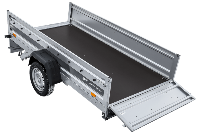 Autotransportanhänger auf Federn 264×125 UNITRAILER FORCE 264/R KIPP-Neu